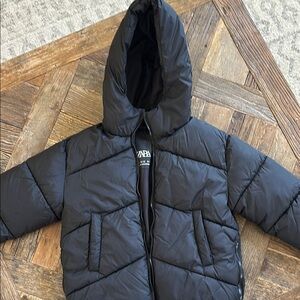 Black Kids Puffer Jacket